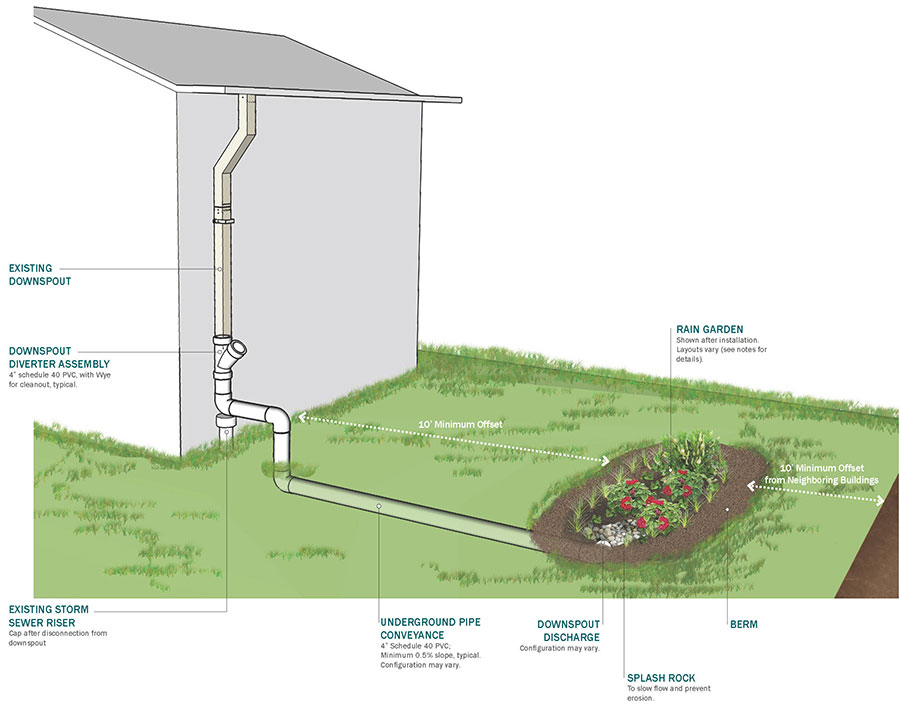 Rain Garden Diagram